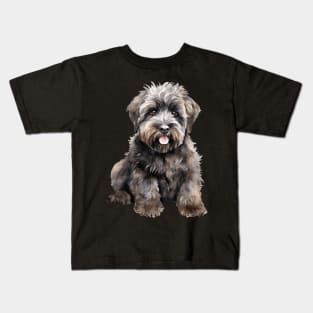 Puppy Bouvier des Flandres Kids T-Shirt